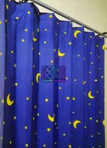 Gorden plisket motif starmoon model cantolan kawat s hordeng pintu kamar jendela panjang dan pendek