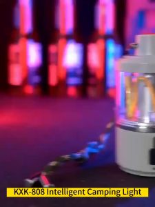 Asafee KXK-808 Camping Light 180LM 48H Runtime IPX4 Waterproof Soft Ambient Light Battery Display White Warm Natural Light Stepless Dimming Outdoor