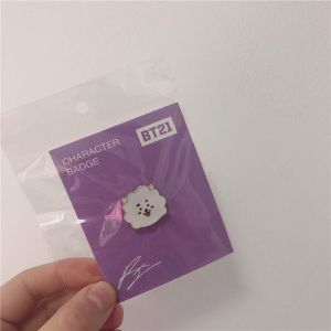 LINE FRIENDS | KPOP BT21 Metal Badges Brooches Lapel Pins Pins Clothing Accessories Fan Events Support Merchandise Peripheral Items 2026