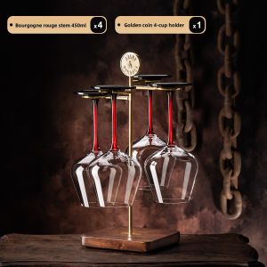 BOANG | Aesthetic Home Use Wine Glass Set Crystal Large Bowl Burgundy Decanter