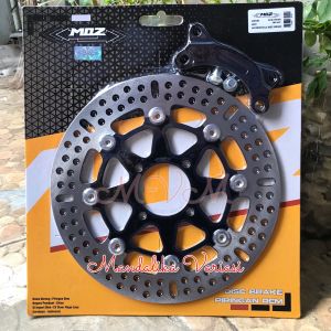 DISC PIRINGAN CAKRAM LEBAR 260MM MOS BLACK BULAT COPY KTC PLUS BREKET KALIPER MIO SOUL LAMA / MIO SMILE / XEON RC / XEON GT 125 BLACK SERIES