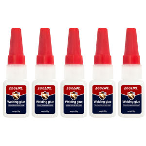 Loolifl50G High-Strength Oil-Based Welding Glue - Super Glue Universal Strong Instant Adhesive Used for Metal Ceramic Glass Wood Plastic and Alloy Stable and Does Not Yellow