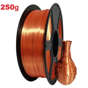 Sợi Nhựa In 3D Silk Rose Gold & Orange 1.75mm PLA Màu Sắc Rực Rỡ Không Bọt Khí Tương Thích Với Máy In FDM Cuộn 250g
