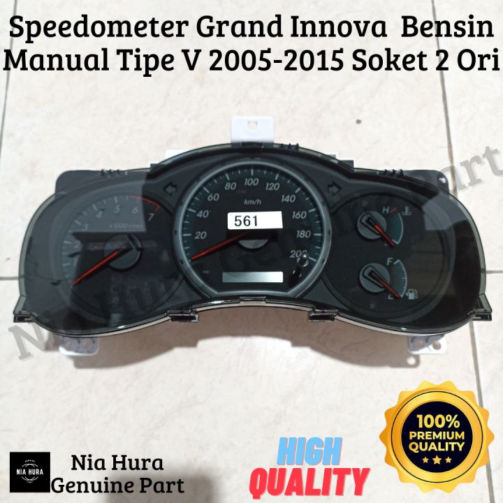 Old Innova Hybrid Speedometer Speedometer Grand Innova Bensin Manual Tipe V 2005-2015 Soket 2 Ori ...