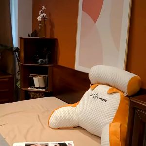Bedside Cushion Bed Pillow Soft Bag Large Back Cushion Dormitory Reading Rest Sleeping Sofa Waist Protection Pillow