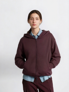 Semir | Áo Khoác Hoodie Oversized Màu Trắng