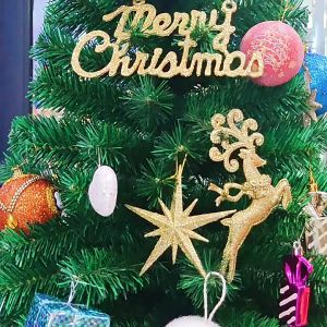 60-70PCS Christmas Snowflake Elk Christmas Tree Hanging Ball Decorations Props Christmas Gifts Christmas Party