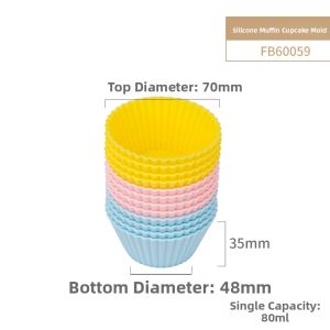 FORBAKE | Easy Demolding Silicone Baking Mold for Steaming and Baking Baby Food Muffin Cup
