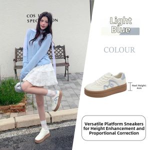 Josiny | Thick Sole Casual Training Shoes Women Increase Height