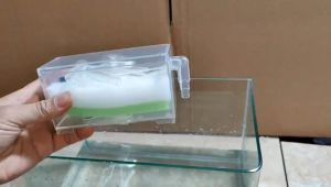 อุปกรณ์เลี้ยงเต่า/ปลา Aquarium filter Fish tank filter 5W กรองแขวน สำหรับตู้ปลาขนาด 10-16 นิ้ว