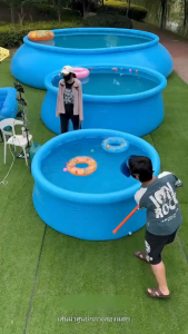 🔥ส่งไวมาก🔥สระน้ํา สระน้ำเป่าลม สระว่ายน้ำพับได้ สระว่ายน้ำครอบครัว สระว่ายน้ำเด็ก สระน้ำใหญ่ๆถูก พื้นที่กว้างขวาง Swimming Pool