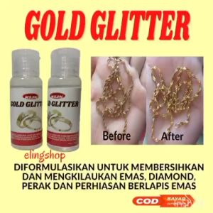 Cairan Pembersih Pengkilap Mengkilaukan Perhiasan Emas