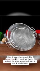Stainless Steel Fine Mesh Strainer Bowl Drainer Vegetable Sieve COLANDER