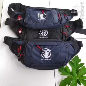 TAS SELEMPANG ANTI AIR MULTIFUNGSI BISABUATTAS PINGGANG DAN TAS SELEMPANG DISTRO BROTHERBORN SLETING WATERPROOF