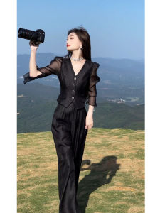 SHANGSHA | Stylish Chic Minimalist High-end Two-piece Set