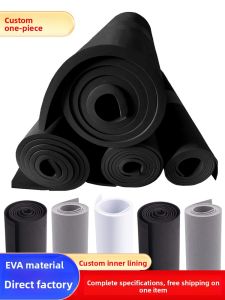 Black 38 Degree EVA Cosmetic Packaging Foam Inner Lining Tray Insert Padded Material for Cos Props Office Equipment Supplies