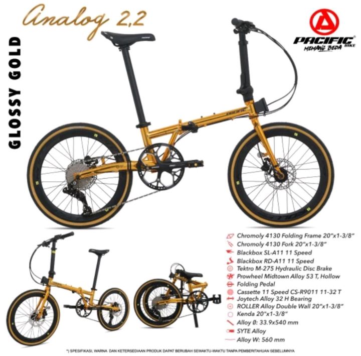 SEPEDA LIPAT 20 INCH PACIFIC ANALOG FOLDING BIKE Sepeda Lipat
