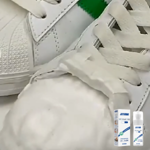 Jaysuing น้ำยาซักแห้ง Dry Cleaning Agent โฟม ทำ ความสะอาด หัวฟองน้ำในตัว น้ำยาซักแห้งหัวฟองน้ำ น้ํายาทําความสะอาดรองเท้า โฟมซักแห้งรองเท้า น้ำยาซักรองเท้าขาว ขจัดคราบอย่างอ่อนโยนโดยไม่ทำลายรองเท้า 100ml