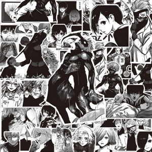 Bandai | Bộ Hình Dán Anime Tokyo Ghoul - 10/30/70PCS Hình Dán Manga Đen Trắng Kaneki Ken Cool Cho Điện Thoại Máy Tính Xách Tay DIY Graffiti
