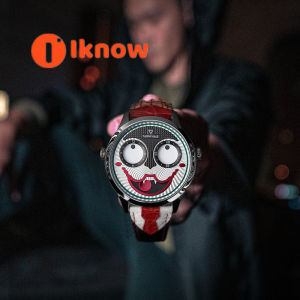 ฉันรู้ว่านาฬิกาควอตซ์โจ๊กเกอร์รัสเซียกันน้ำนาฬิกาผู้ชายอินเทรนด์ดีไซน์ตลกอเนกประสงค์