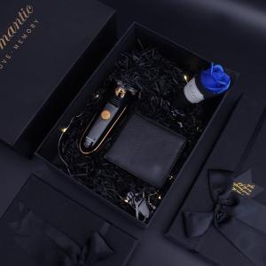 Gift Set For Men Flask Razor Wallet