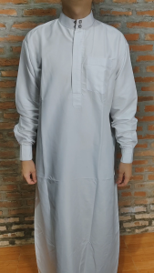 Jubah Pria Dewasa Remaja Gamis Jubah Pria Jubah Polos Lengan Manset