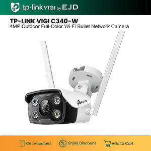 tp-link VIGI C340-W 4MP Outdoor Full-Color Wi-Fi Bullet Network Camera | TP-Link VIGI by EJD