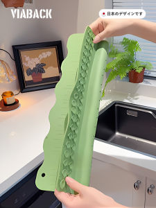 Kitchen Sink Splash Guard Silicone Water Barrier Strip Pool Barrier Anti-splash Barrier Board Household Waterproof Tape