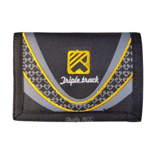 Dompet Pria Triple Track Kain Lipat 3 Motif Bordir Murah