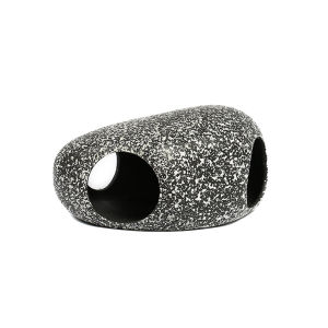 Aquarium Decoration Ornament Stone Cave for Cichlid Tank Resin Material Aquarium Hiding Cave for Small Fishes Shrimp Artificial Granite Rock Ornament Landscape Waterscape Aquarium Accessories and Decoration Betta Shrimp Hiding Cave