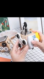 Busy Cubes Early Educational Busy Board for Learning Life Skills Hand-on Ability Training Montessori Sensory Busy Activity Cube for Kids Age 3+ Activity Fidget Cube Fine Motor Activity Sensory