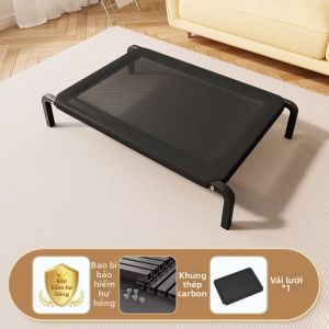 7o | Giường Nâng Cho Chó Khung Sắt Chắc Chắn Mặt Lưới Thoáng Khí