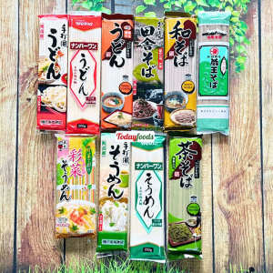 Mì Nhật Bản: Mì Udon Mì Soba Mì Cha-Soba Mì Somen 200G (Mì Khô Nhật Bản) (Yamamori Sunaoshi Nissin Miura)