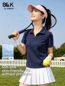 BALENO | Polo Collar Fitted T Shirt Women Summer