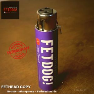 Fetdog 🟣 Fethead (Copy) Booster microphone Dynamic (Bukan Fetamp/Fetmic)