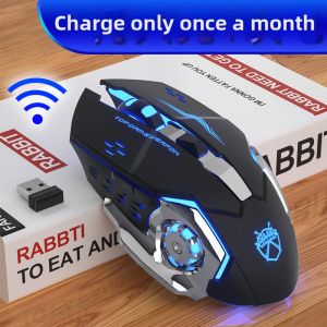 Kinbas | Wireless Silent Mechanical Charging Mouse Bluetooth Dual Mode