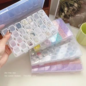 17 ไมล์ 56/28 สล็อตเครื่องประดับกล่องเก็บของพลาสติกเล็บเพชรศิลปะกล่องเก็บลูกปัดจัดเก็บบ้านต้านอนุมูลอิสระองค์กร (พร้อมในสต็อก)