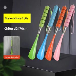 Dụng Cụ Xỏ Giày Bằng Kim Loại Dài Có Thể Co Giãn 30cm-71cm Không Cần Cúi Xuống Thìa Để Giày Dành Cho Phụ Nữ Mang Thai Người Cao Tuổi 1 Chiếc