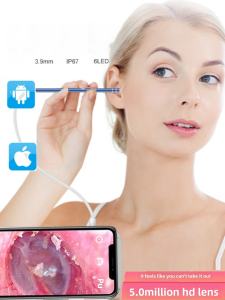 Otolaryngological Endoscope Ear Picking Visual Handy Gadget Gynecological Examination HD Camera Ear Picker Picking Ear Pick Ear Sucking