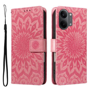 Leather Wallet Flip Case for POCO F6 F7 F8 M6 M7 X7 X8 Pro Max Ultra C65 C71 C75 C85 C85X | Mandala Embossed Design Card Hoder