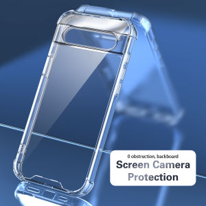 For Google Pixel 7A Case Shockproof Silicone Bumper Airbag Clear Back Cover Hard Phone Case for Google Pixel 7A Pixel7A 5G G82U8