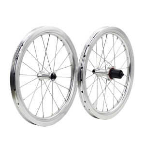 SILVEROCK SR30A-HUB011 Alloy Wheels16" 1 1/4 349 305 Rim V Brake 30mm Profile Clincher for GUST Zephyr 16in Folding Bike Bicycle Wheelset Parts