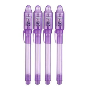 UV Light Invisible Ink Spy Pen 4-12pcs Magic Marker for Kids Secret Message Party Favors Treasure Box Prizes Toys Gift