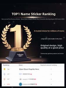 Waterproof Tear-Resistant Name Labels for Primary School Students Class Preparation Items Baby Batch Tags Unique Personalized Gifts