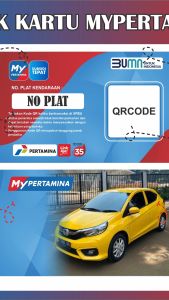 Cetak Kartu My Pertamina / ID Card My Pertamina Costum Foto Bahan Tebal PVC Satu Hari Jadi Zain Grafika