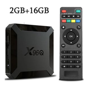 X96Q Android10 TV Box Allwinner H313 Quad Core 4K Smart TV BOX 2GB16GB Wifi Youtube Netflix MultiLanguage Streaming Media Player