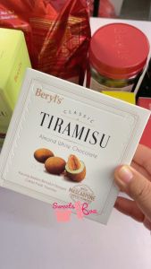 Sweetsbox | Beryls Tiramisu Classic Almond White Chocolate 65g - Coklat Putih Tiramisu Almond