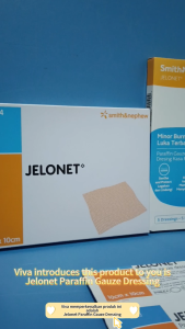 (Dressing Pack) Jelonet 10cm x 10cm 10s 7404 Smith & Nephew Wound Dressing Paraffin Gauze