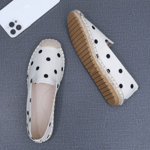 Womens Summer Breathable Fishing Boat Shoes Slip-On Canvas Low-Top round Toe Soft Bottom Casual Beijing Style Rubber Sole