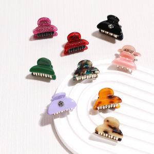 Mini Hair Clips Princess Top Small Cute High Head Plate Hairpin Hair Accessories from Miss Whale in Japan and South Korea